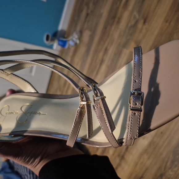 Jessica Simpson Tan Wedge Shoes - Picture 7 of 7